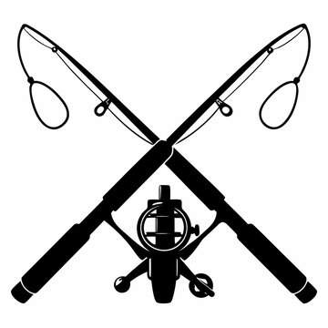 Minimal Fishing Rod Icon