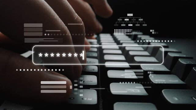 User authentication and password protection concept showing secure login, privacy safeguard, data protection, access control, and digital identity verification Marrow