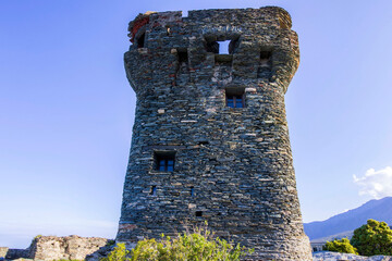 Tour carrée de Nonza cap Corse  dite Tour Paoline  © Corsica