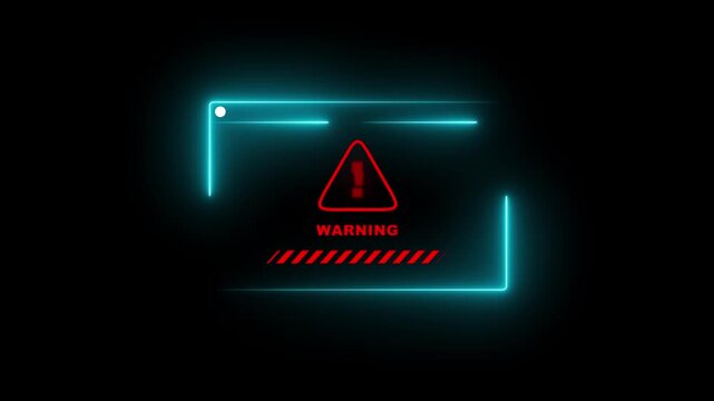 Warning message, Cyber attack on online network error system, Cyber security vulnerability, Data breach, Illegal connection, Compromised information, Error popup and maintenance system showing..