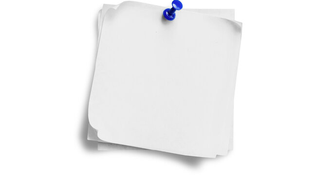 PNG, sticky, note, paper, pin, reminder, message, blank sticky note png on transparent cutout,