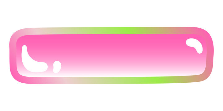 PNG hyphen sign, funky pink symbol, transparent background