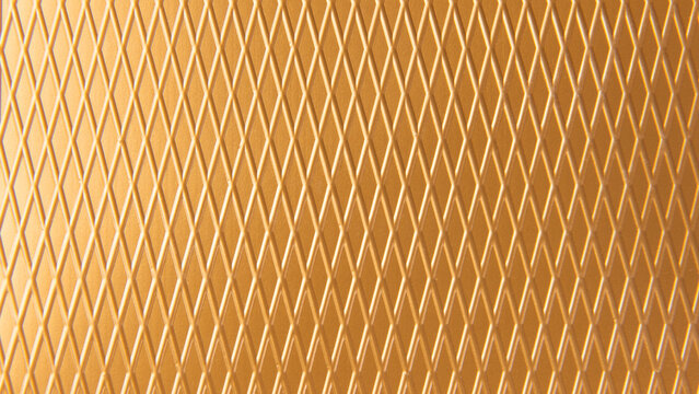 Metallic Gold Diamond Mesh Texture Background