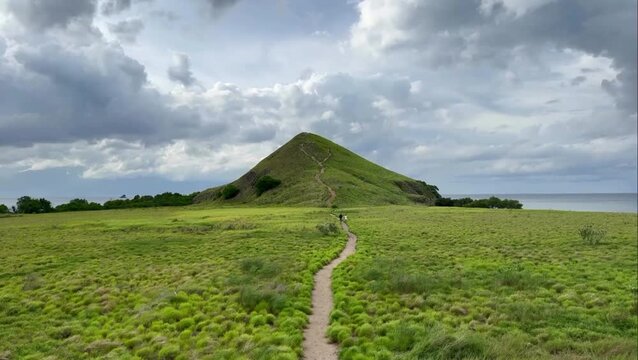 landscape in the hill kenawa Sumbawa NTB Indonesian 