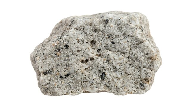 Rough textured rock or stone specimen for geology or scientific use