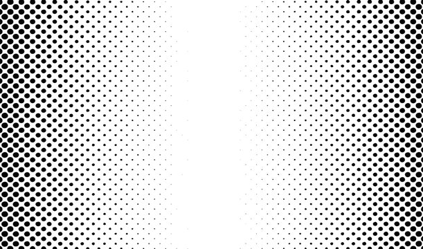 halfton pattern dot background texture overlay grunge distress linear vector, halftone dots. Halftone vector Technology Background uneven png element.