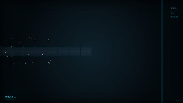 Abstract Dark Blue Digital Grid Background Motion Graphics