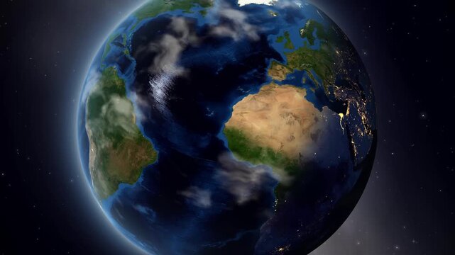 Earth Zoom In to El Kef Tunisia Satellite Map Animation