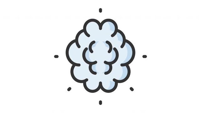Animated brainstorming icon