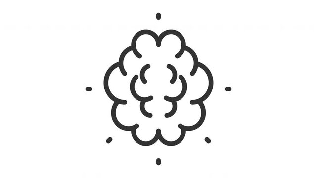 Animated brainstorming icon