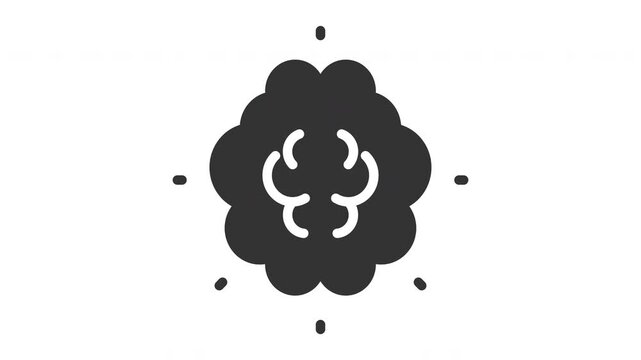 Animated brainstorming icon