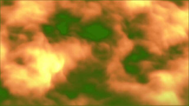 Fire and Smoke Animation with Floating Fog and Rising Steam Animation