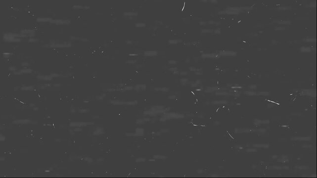 Scratch Texture lens Overlay with Dust and Grunge. with static glitch video