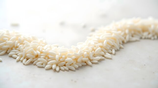 White rice que