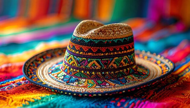 mexican sombrero in the market