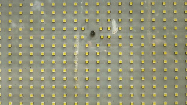 SMD LED Light Panel Grid Array Surface Close Up Full Frame
