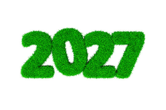 2027 showing sustainable future and green environment