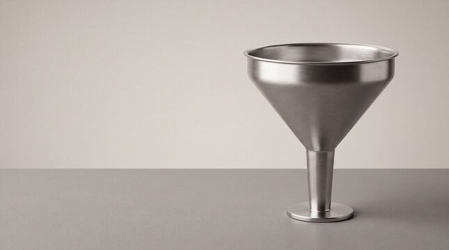 Sealed Metal Funnel Representing a Blocked Process
