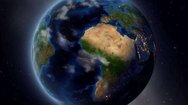 Earth Zoom In to Bandar Lampung Indonesia Satellite View
