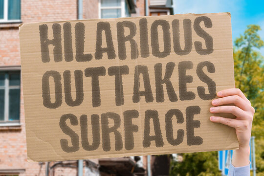 "Hilarious outtakes surface" Behind-the-scenes mistakes from popular shows delight viewers online. OUTTAKES. HILARIOUS. SURFACE. BLOOPERS. COMEDY.