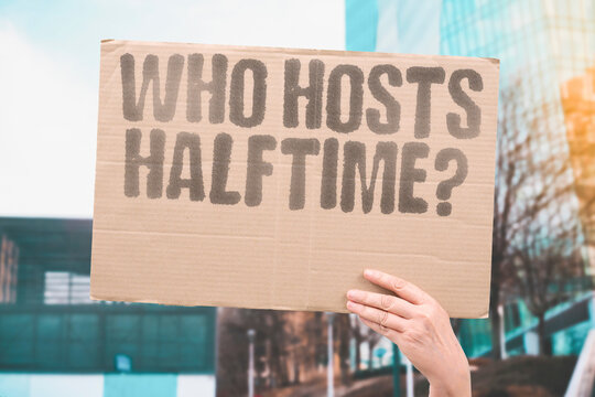 "Who hosts halftime?" Fans ask which famous artist will perform at the big game's interval. HALFTIME. HOST. PERFORMER. SUPERBOWL.