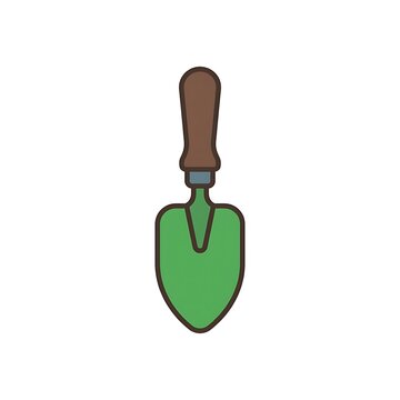 Hand Shovel Gardening Tool with Wooden Handle