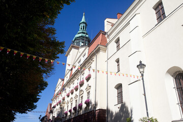 Zabytkowa architektura, ratusz, Grudziądz, Poland. Historic architecture, town hall, Grudziądz, Poland  © 123108 Aneta