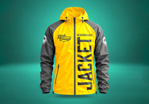 Windbreaker Jacket Mockup