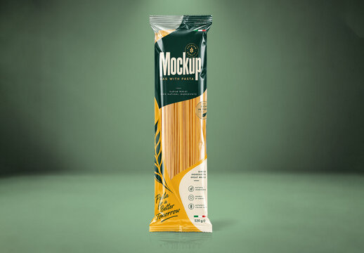Spaghetti Pasta Packaging Template