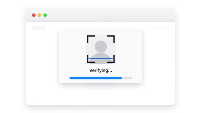 Modern Login Page Motion Graphic
