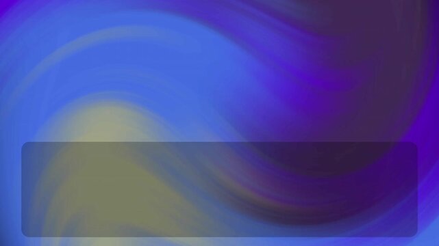 Vibrant blue and purple abstract swirling background with a dark translucent banner overlay.