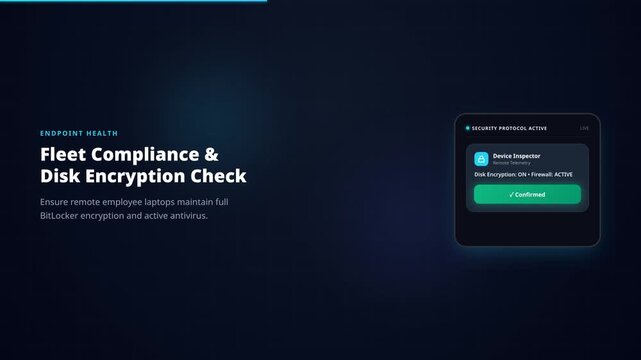 Work From Home Endpoint Security Multi-Device Protection Animation