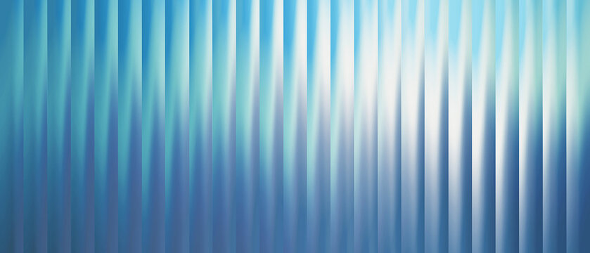 Vertical stripes pattern with gradient blue and white light effects, abstract background
