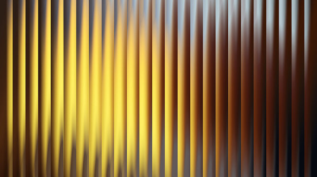 Vertical fluted texture with golden yellow and dark brown gradient lighting effects