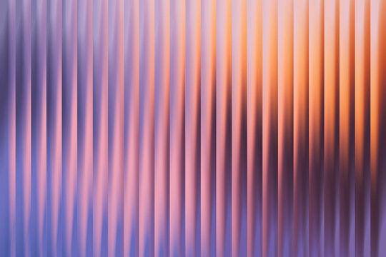 Abstract background, with vertical stripes, in gradient shades, of purple, pink, and orange