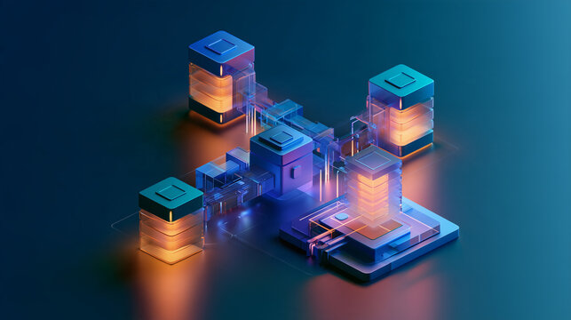 Professional Data Engineering Icon - Structured Data Sources Visualization