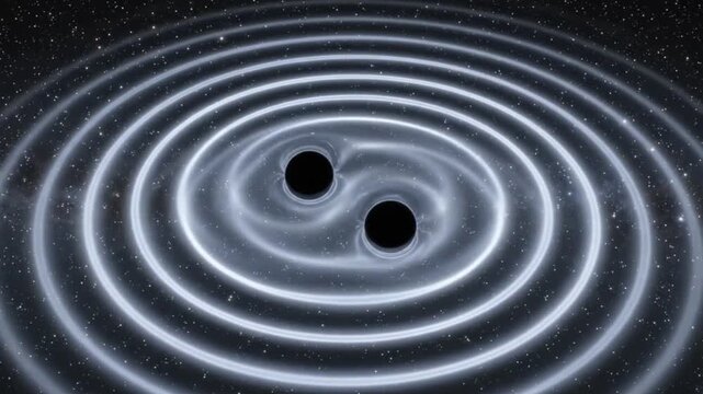 Binary Black Holes Orbiting with Gravitational Wave Ripples