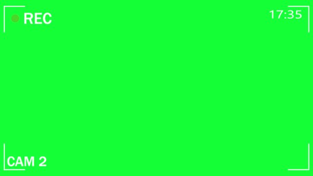 Video camera recorder screen overlay,Camera view finder digital overlay display