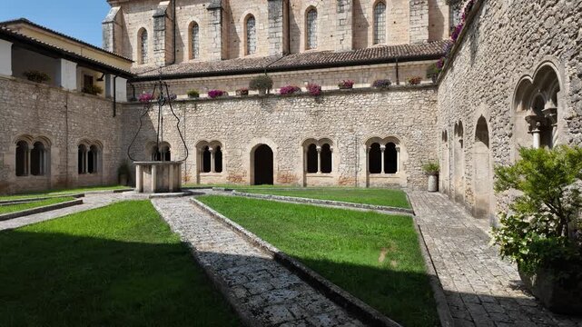 The marvelous Casamari Abbey near the city of Veroli, in the province of Frosinone, Lazio, italy. May-23-2026