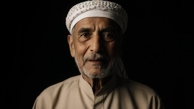 Elderly Palestinian Man