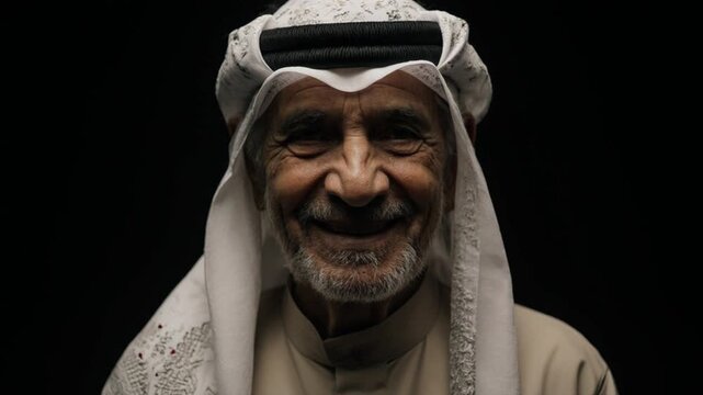 Elderly Palestinian Man