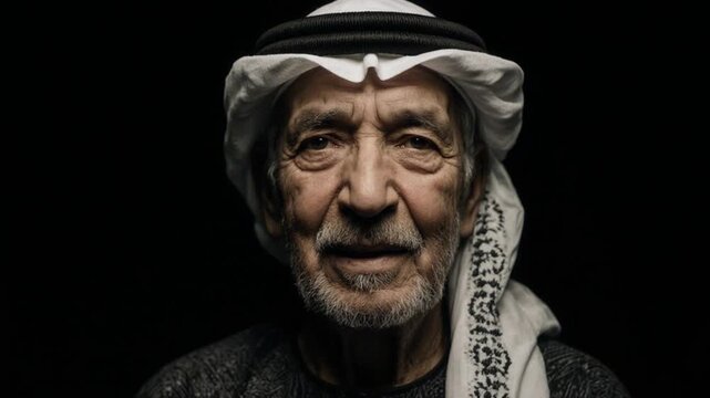 Elderly Palestinian Man
