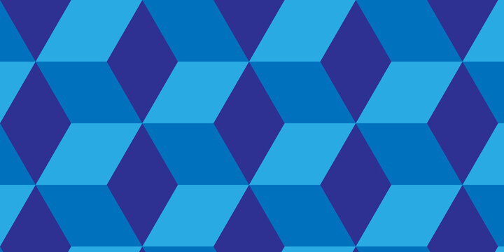 Abstract blue cube grid polygon decoration block hexagon geometric texture background. block construction surface cubic wall square creative business texture backgroud.
