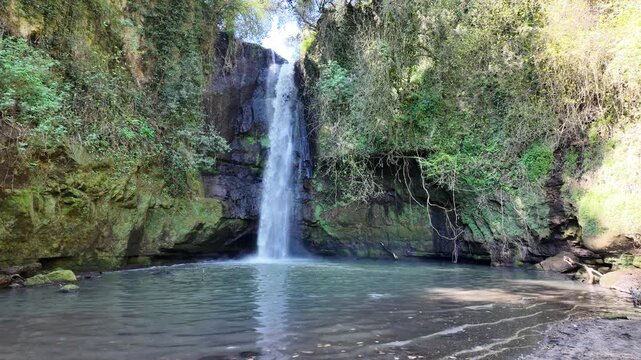 The marvelous Cascata del Picchio, near Nepi, in the province of Viterbo, Lazio, Italy.
