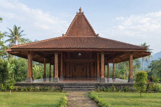 Traditional Javanese Rumah Joglo