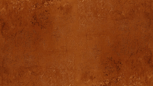 Abstract orange brown rusty rust concrete stone paper texture background banner