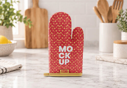 Oven Mitts Mockup