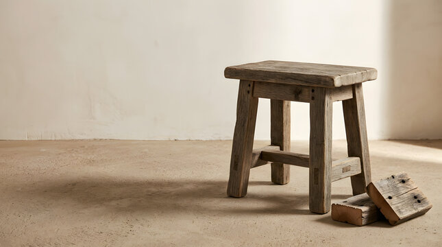 Conceptual still life illustrating material recovery, reuse and circular design for a resource-conscious economy. AI Generated.