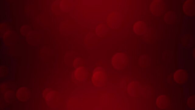 red christmas bokeh lights soft animation,valentines day holiday and new year social media motion background