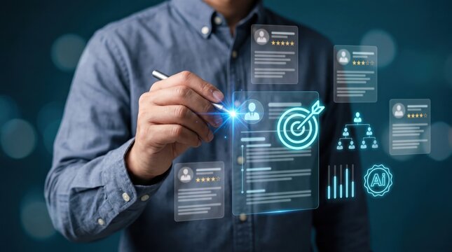 Next-Generation Human Resources Intelligence: Precision AI-Driven Talent Acquisition, Candidate Evaluation, and Predictive Organizational Analytics Holographic Interface